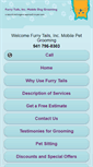 Mobile Screenshot of furrytails4grooming.com